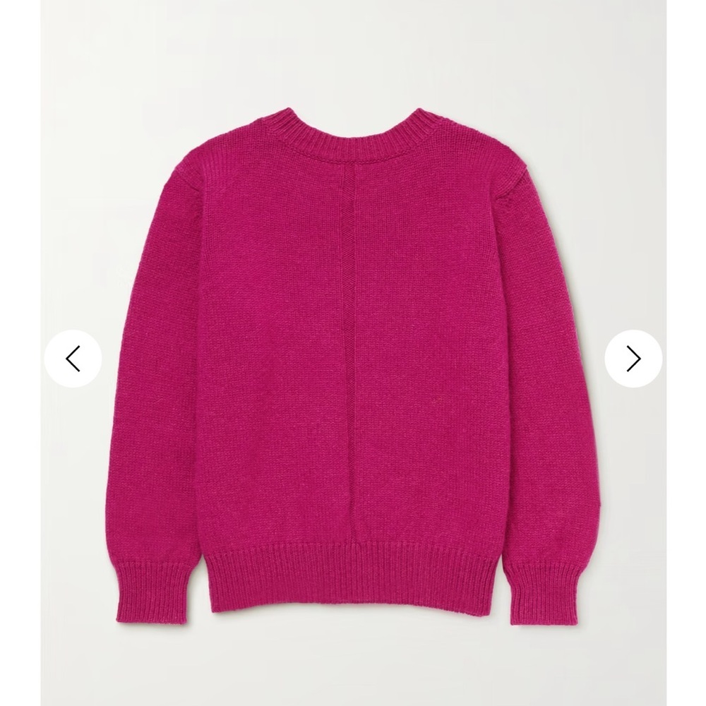 The Row Dewey Girls Sweater Cashmere 4 years old 4YO purple magenta Crewneck
